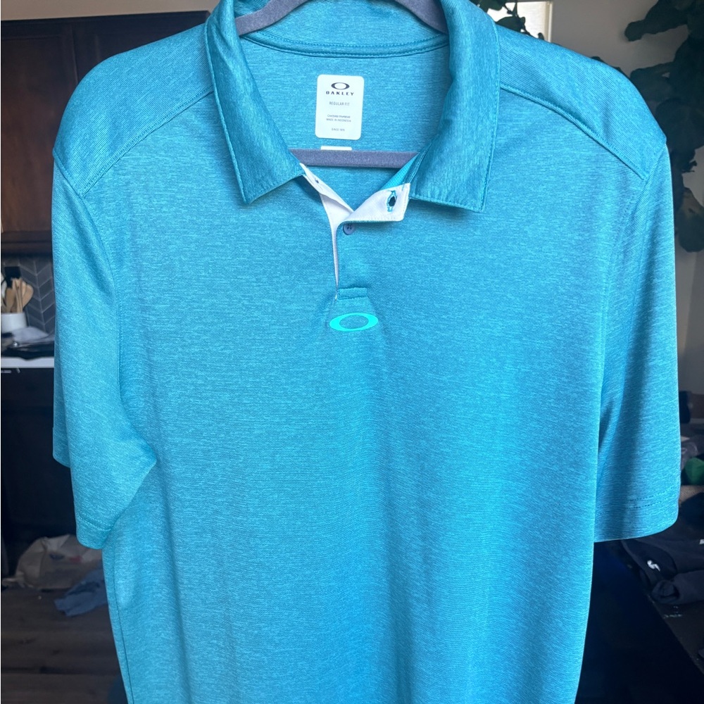 Oakley Gradient Gravity 2.0 Wave Blue Heather Polo
